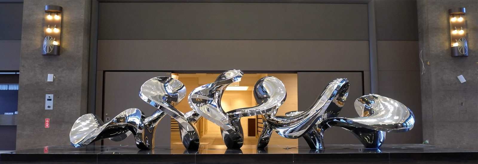 품질 옥외 금속 조각품 공장