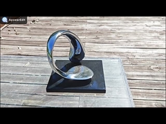 현대 소형 스테인레스 스틸 실내 장식 조각