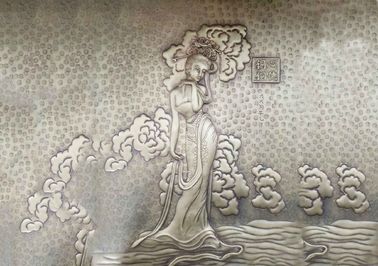 요전같은 청동색 기복 조각품 고대 작풍 금속 벽 예술 부식 안정성